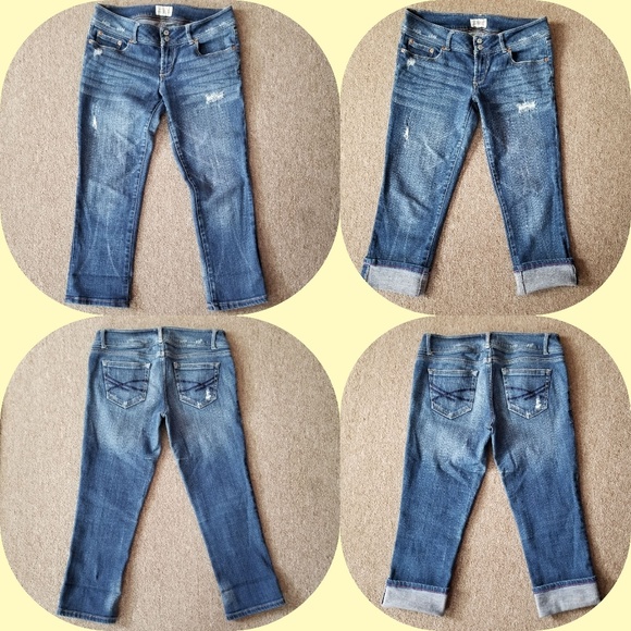 AEROPOSTALE STRETCHY JEAN CAPRIS - Picture 2 of 4